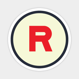 Vintage R Monogram Magnet