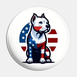 American Staffy Dog Pin