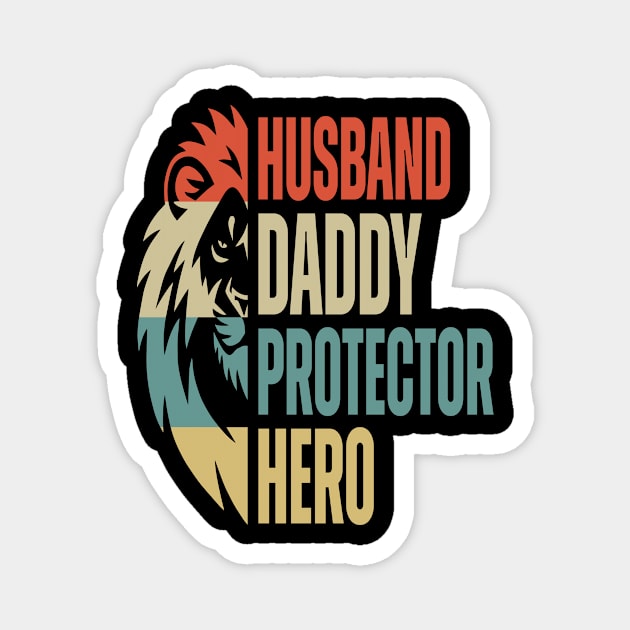 Husband Daddy Protector Hero Magnet by TheMadSwede
