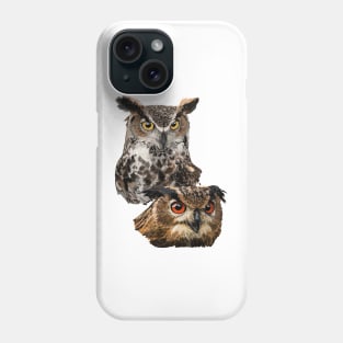 American Owl and Eagle Owl Phone Case