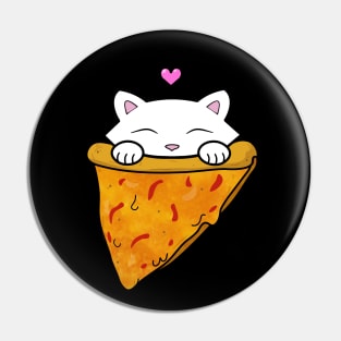 Cute Pizza Cat Pin