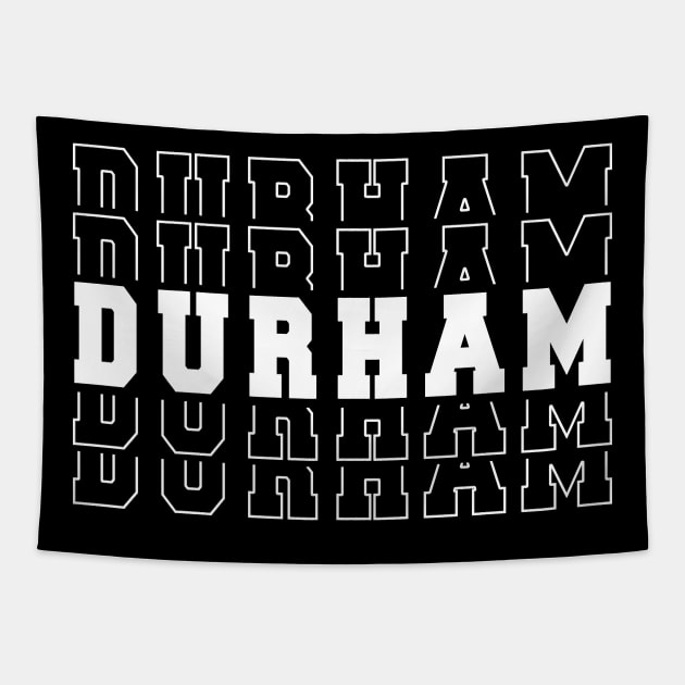 Durham city North Carolina Durham NC Tapestry by TeeLogic