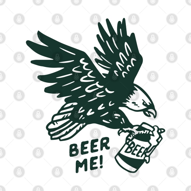 Beer Me Bald Eagle: Funny Beer Lover Gift by The Whiskey Ginger