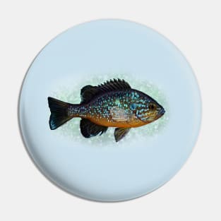 The Pumpkinseed Panfish Pin