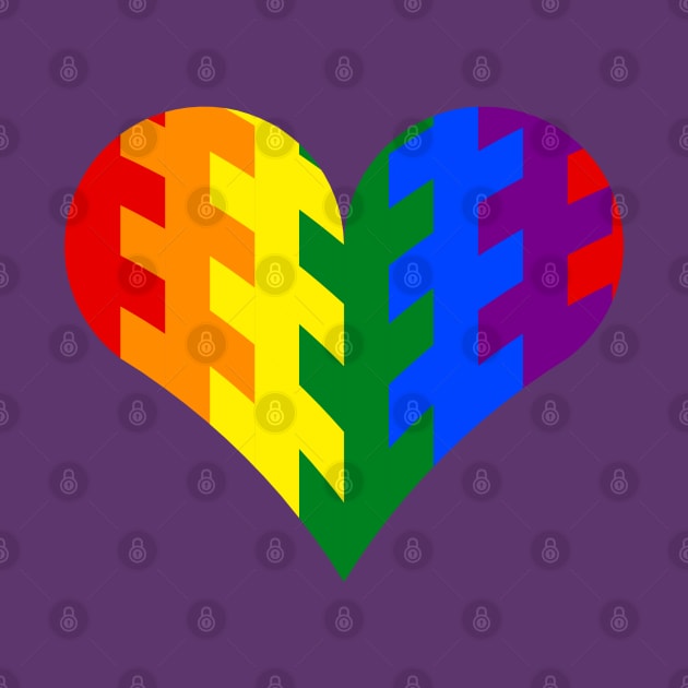 LGBT Heart by kallyfactory