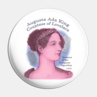 Ada Lovelace, Inventor of the Computer Algorithm Pin