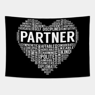 Partner Heart Tapestry