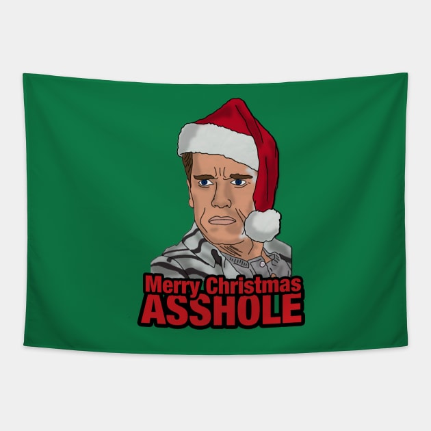 Merry Christmas, Asshole. Tapestry by SimplyMrHill