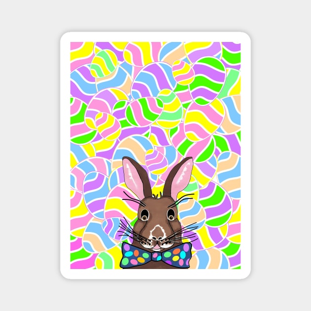 EASTER Bunny Easter Eggs Magnet by SartorisArt1