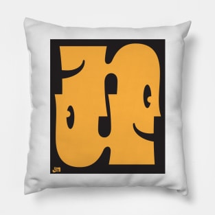 Comedy and Tragedy Pillow