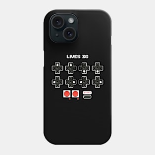 Contra Konami Code Cheat 30 Lives Retro Gamer Phone Case