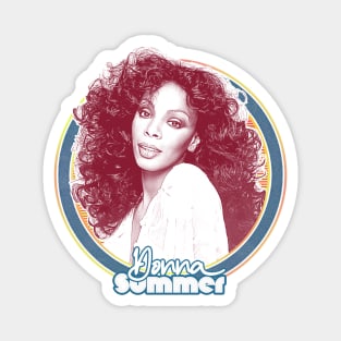 Donna Summer \\\\\ Retro Style Fan Art Design Magnet