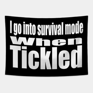 I Go Into Survival Mode Tapestry