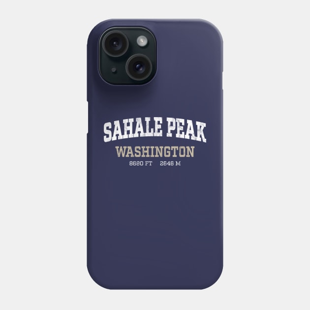 Sahale Peak Washington White Vintage Arch Phone Case by TGKelly