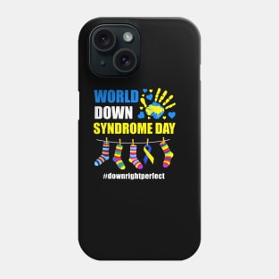 World Down Syndrome Day Awareness Colorful Socks Phone Case