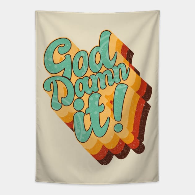 God Damn it Tapestry by BOEC Gear