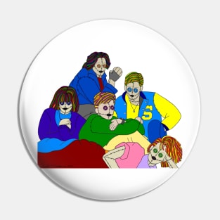 Breakfast Club Ragdolls Pin