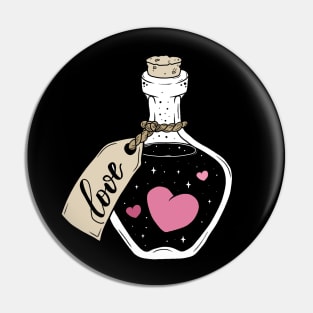 Love in a bottle Pin