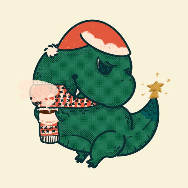 Christmas Tree Rex by Fluffymafi