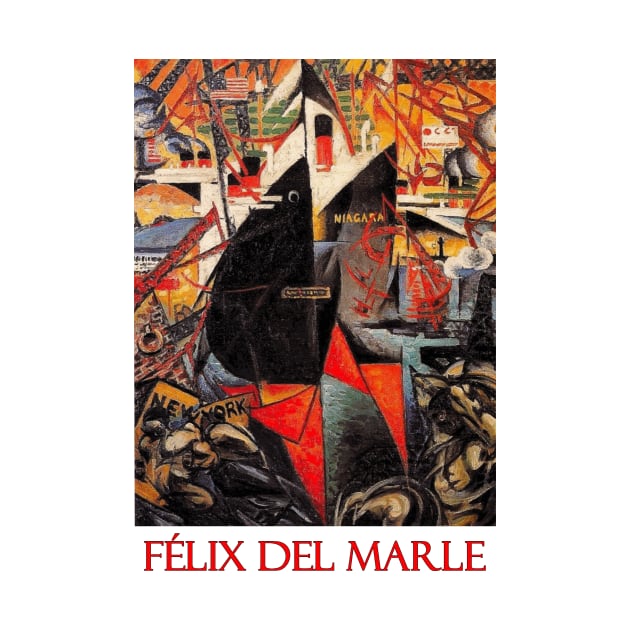 The Port (1914) by Felix Del Marle by Naves