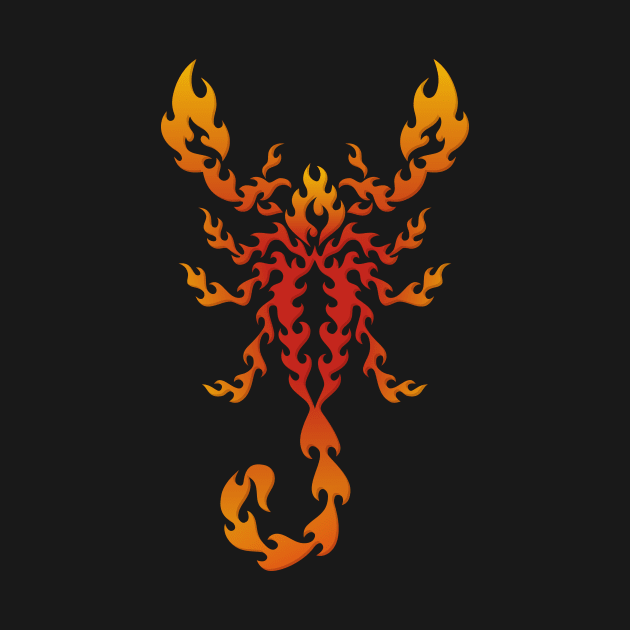 Flames Scorpion by sifis