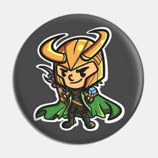 God of mischief Pin