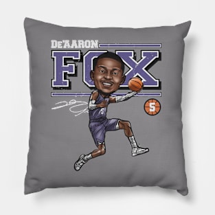 De'aaron Fox Sacramento Cartoon Pillow
