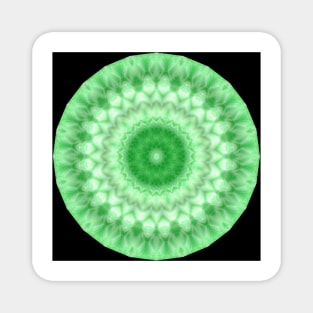 Window Light Mandala in Green Magnet