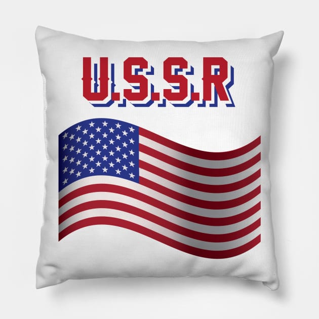 U.S.S.R Flag Pillow by OllieBoyne