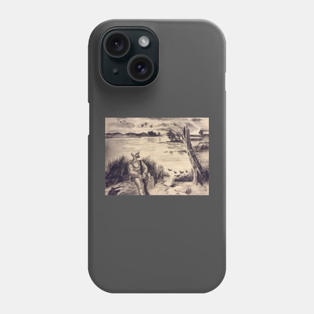 Duck Hunting Phone Case by Matt Starr Fine Art