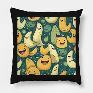 Happy bundle of fruits Pillow