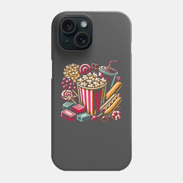 Comfort Food (Movie Theater) Phone Case by JSnipe