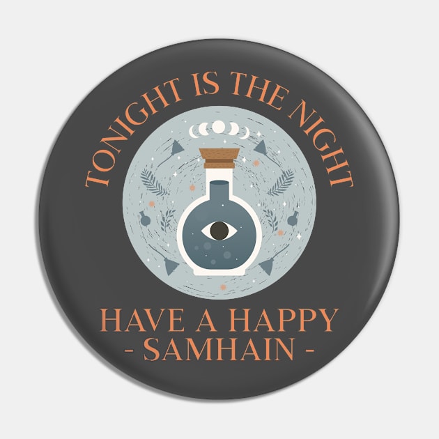 Samhain Pin by Tip Top Tee's