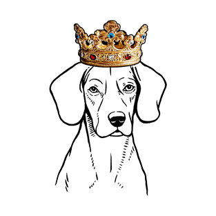 Beagle Dog King Queen Wearing Crown T-Shirt