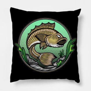 Fish underwater illustration Pillow