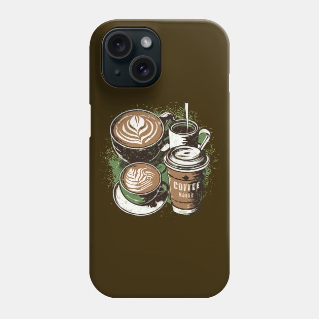 Coffee House Favorites Phone Case by BuzzArt