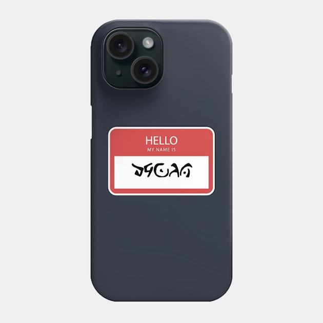 Dagon name tag Phone Case by Innsmouth