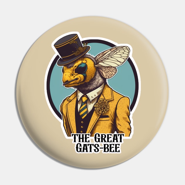 The Great Gats-bee Pin by nonbeenarydesigns