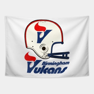 Defunct Birmingham Vulcans Football Team Helmet Tapestry