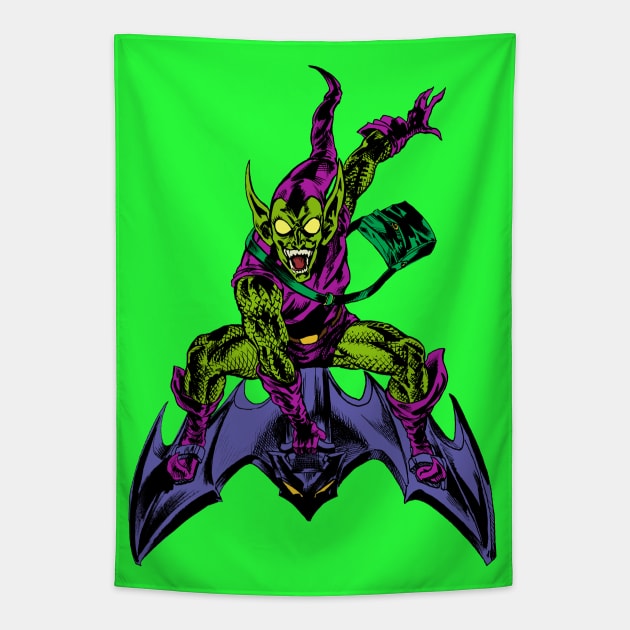 Gliding Goblin Tapestry by MatiasSotoLopez