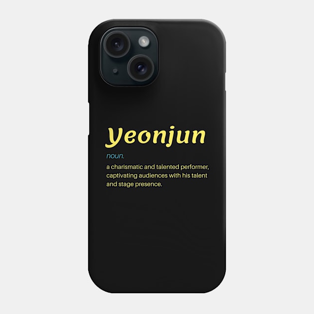 Definition of Yeonjun TXT Phone Case by wennstore