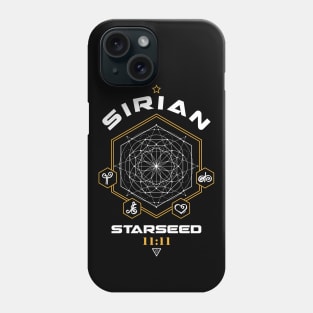 Sirian Starseed Light Code Sacred Geometry 11:11 Phone Case