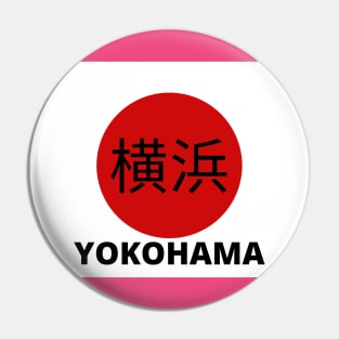 Yokohama in Kanji Pin