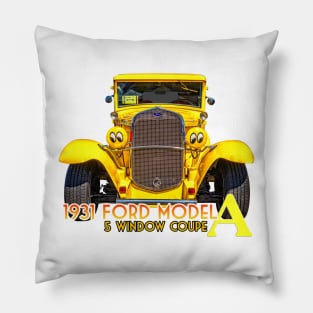 1931 Ford Model A 5 Window Coupe Pillow