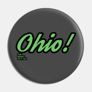 Ohio The Heart Of It All Pin