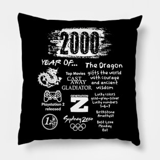 Born in 2000 Pillow