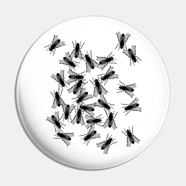 Fly Pattern Pin by BennyBruise