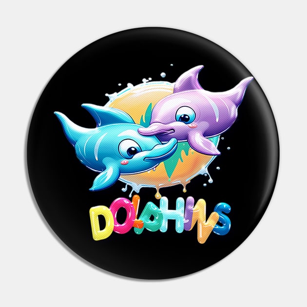 Dolphins Pin by H.M