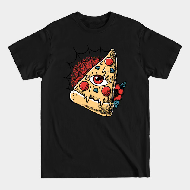 Disover Pizza Monster Tattoo Graphic - Pizza Monster - T-Shirt