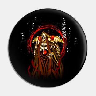 Shalltear Bloodfallen Show Your Fangs with Overlords T-Shirts Pin